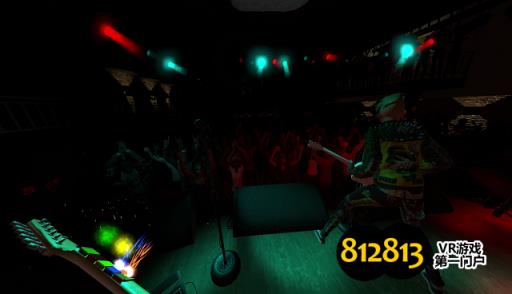 《摇滚乐团VR》昏暗的灯光效果
