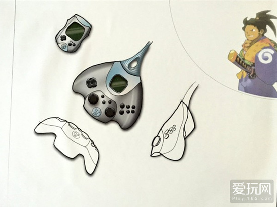 造型奇葩 来自1999年的初代Xbox手柄设计草图