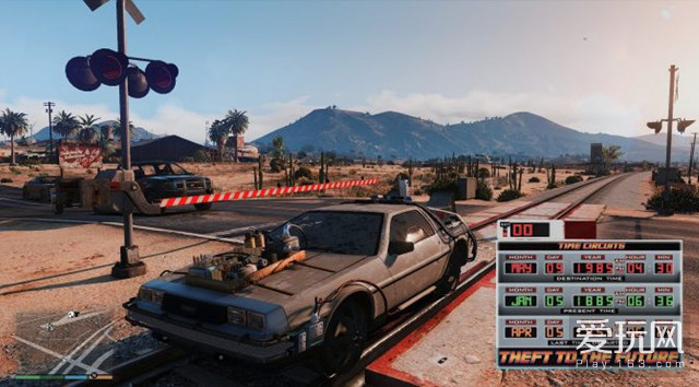 真的能穿越？《GTA》“回到未来”MOD视频欣赏